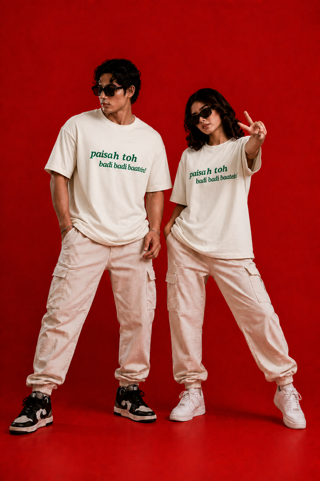 Rabbit Money Oversized Terry T-Shirt