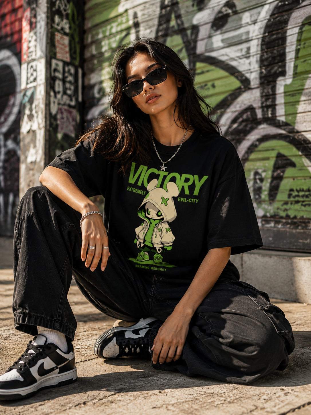 victory streetwear Oversized Classic T-Shirt