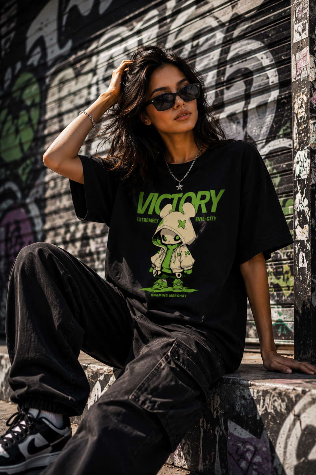 victory streetwear Oversized Classic T-Shirt