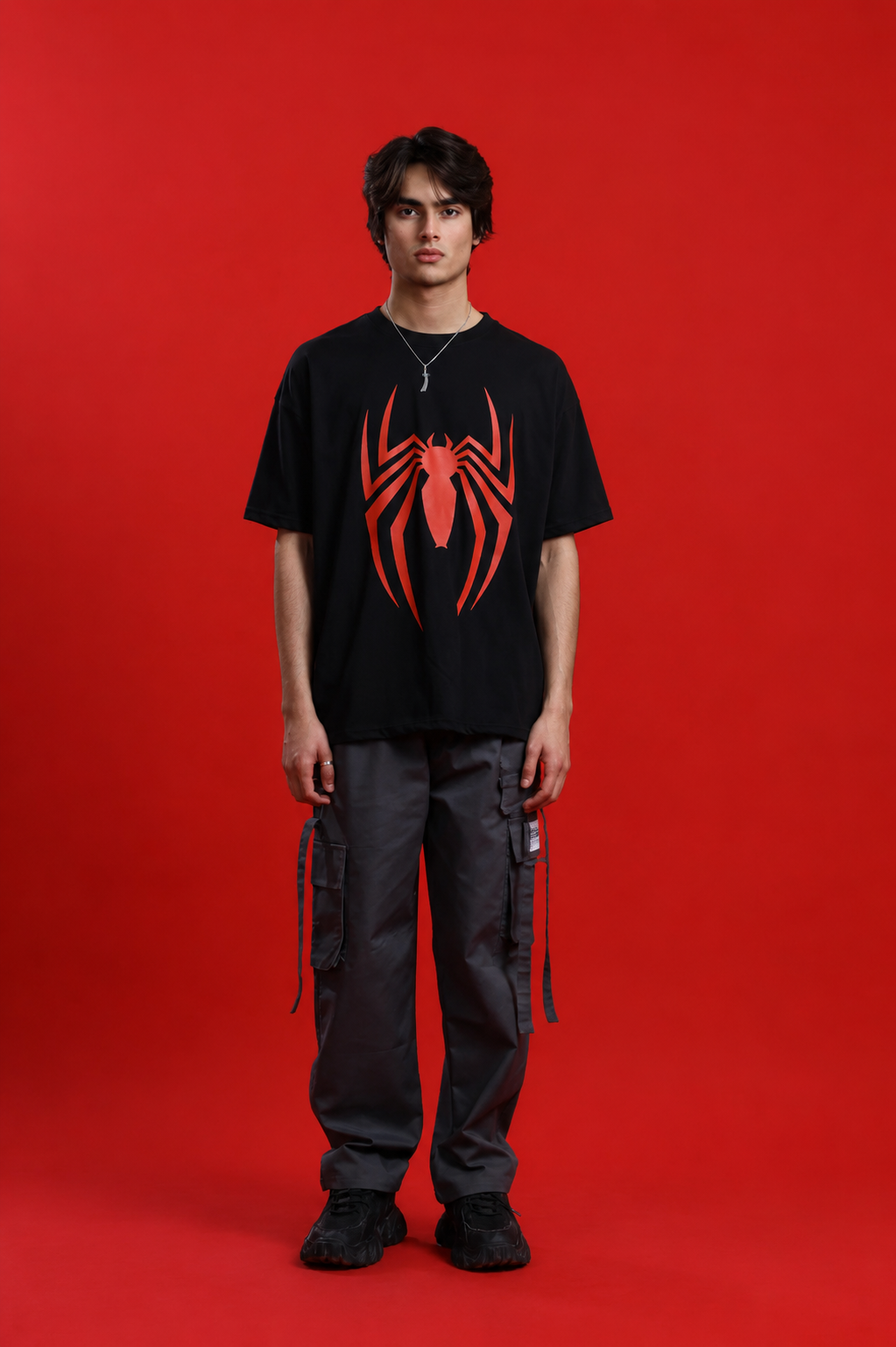 spider Terry Oversized Tee