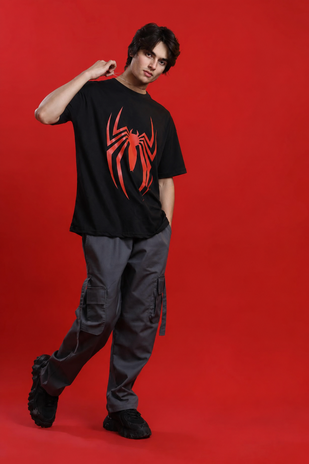 spider Terry Oversized Tee