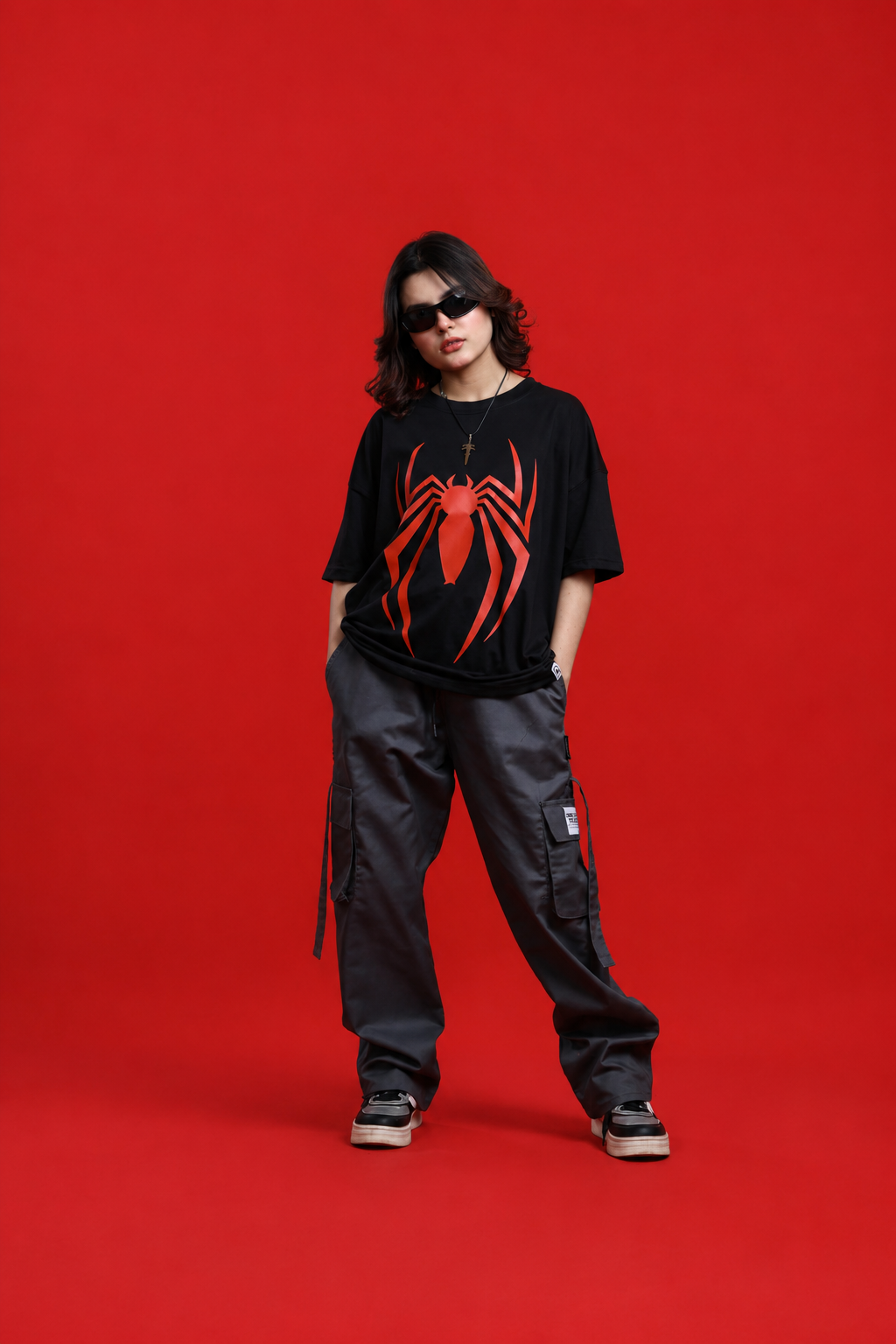 Spider Terry Oversized Tee